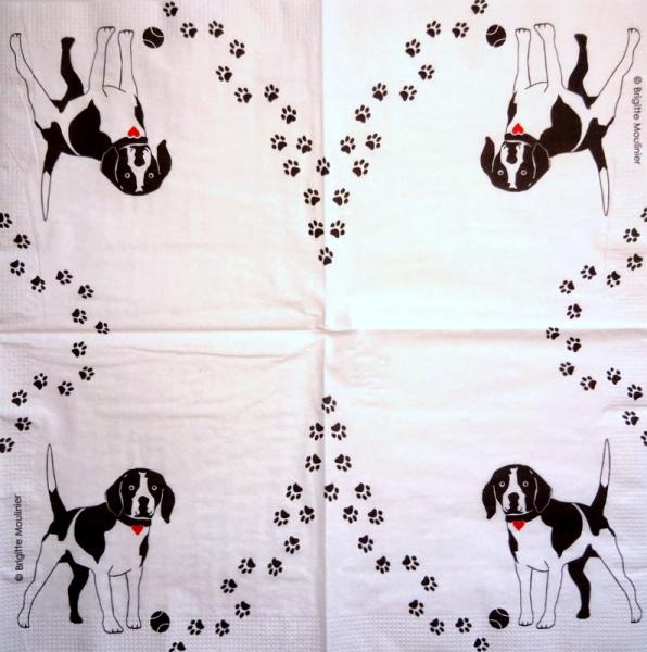HUN-520 Hunde - 3-lagig - ppd - Brigitte Moulinier